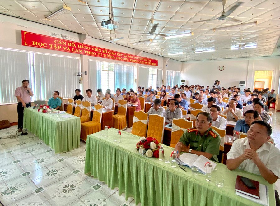 Quang cảnh hội nghị. Ảnh: Mộc Trà Quang cảnh hội nghị. Ảnh: Mộc Trà