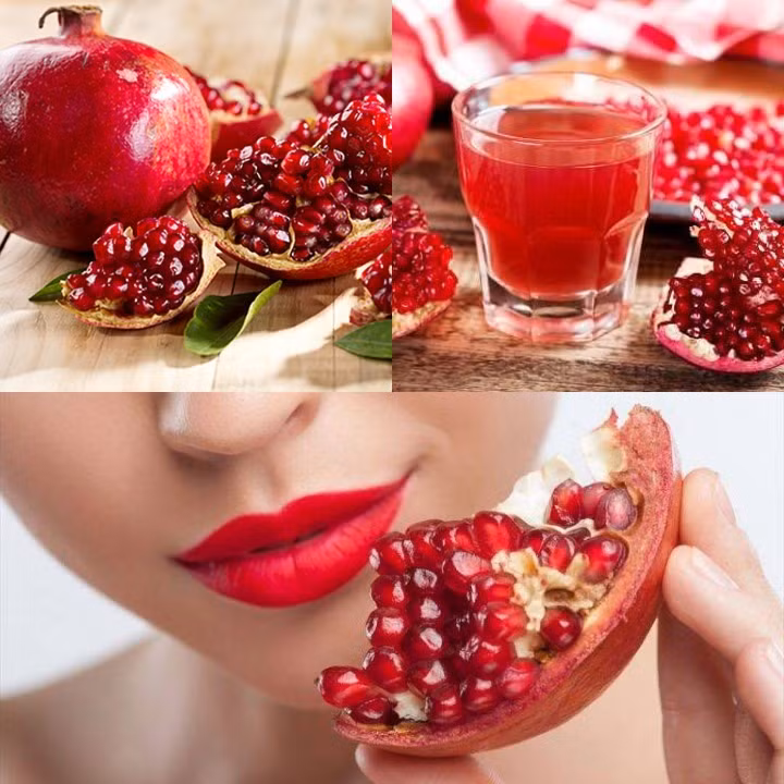 Nước ép lựu được xem là một trong những thức uống có nhiều lợi ích cho sức khỏe. Ảnh minh họa. Đồ họa: B.C