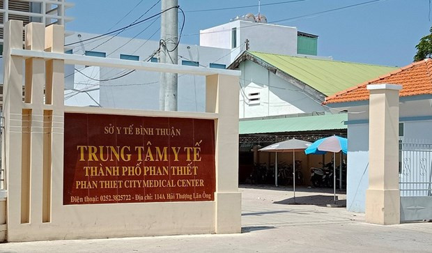 Trung tâm Y tế thành phố Phan Thiết. (Nguồn: PLO)