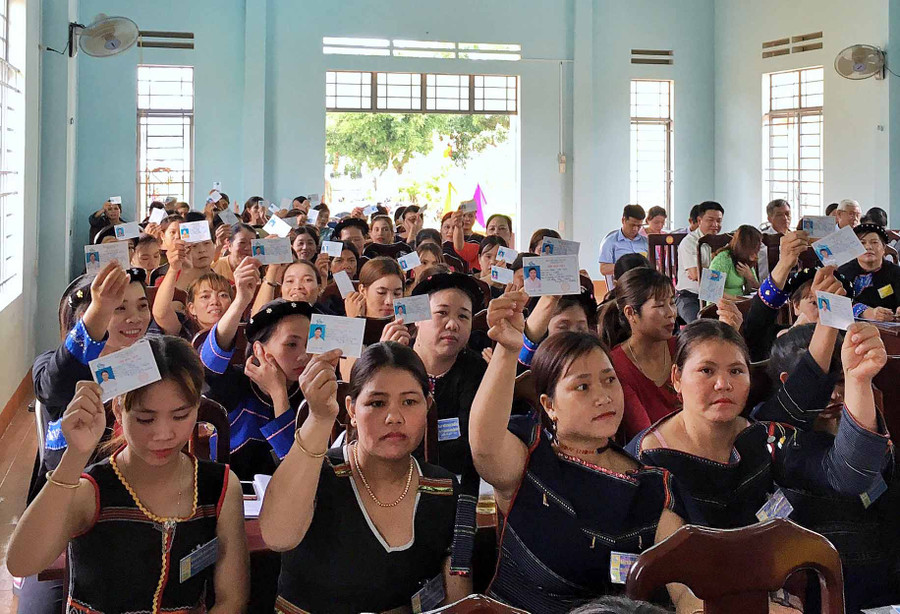 Nhiều địa phương đã tổ chức thành công đại hội điểm cấp cơ sở