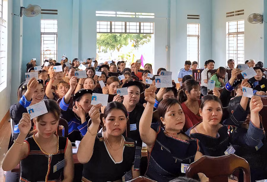 Nhiều địa phương đã tổ chức thành công đại hội điểm cấp cơ sở