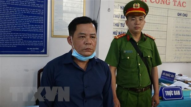 Đối tượng Nguyễn Ngọc Huy. (Ảnh Công Trí/TTXVN) Đối tượng Nguyễn Ngọc Huy. (Ảnh Công Trí/TTXVN)