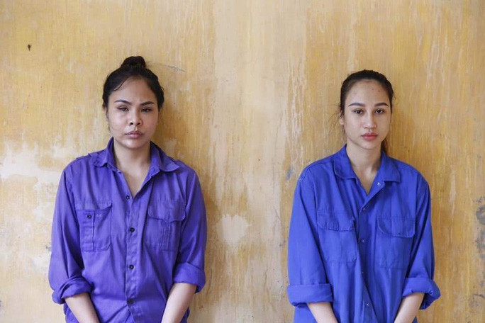Lê Thị Vân (phải) và Vũ Thị Duyên - Ảnh cơ quan công an cung cấp Lê Thị Vân (phải) và Vũ Thị Duyên - Ảnh cơ quan công an cung cấp