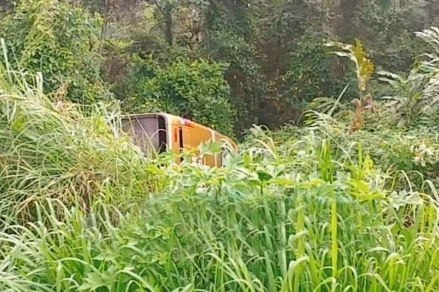 Hiện trường vụ tai nạn. Ảnh: T.X