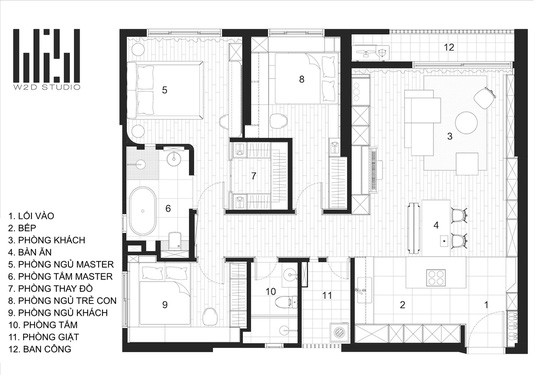 Bản vẽ bố trí mặt bằng của công trình. Bản vẽ bố trí mặt bằng của công trình.