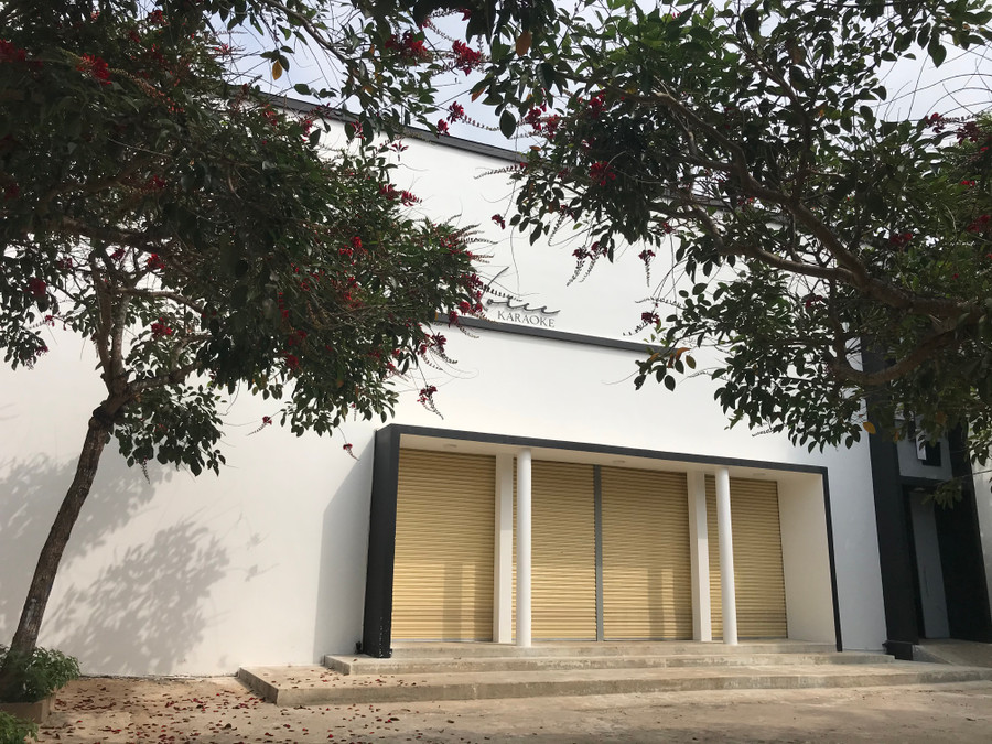 Quán karaoke The Voice. Ảnh: Văn Ngọc  16 đối tượng dương tính với ma túy trong quán karaoke The Voice. Ảnh: Văn Ngọc