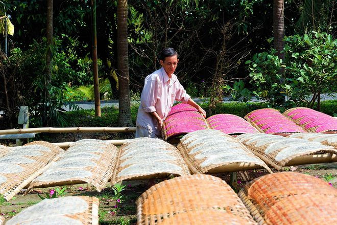Mỗi ngày có khoảng 100 chiếc bánh thanh long “ra lò