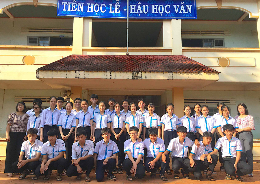 3- Đội tuyển học sinh giỏi lớp 9 (năm học 2020-2021) của Trường THCS Chu Văn An (thị trấn Chư Prông, huyện Chư Prông) đã gặt hái được nhiều thành tích cao tại kỳ thi cấp tỉnh. Ảnh: Mộc Trà.