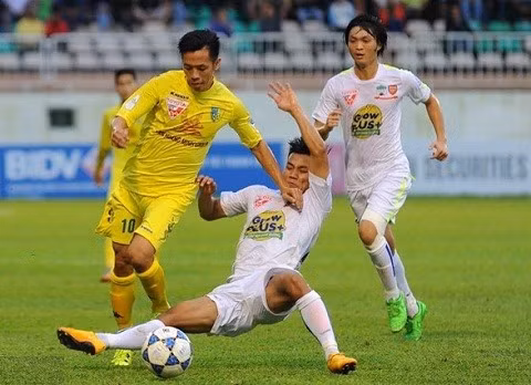 Trận Hoàng Anh Gia Lai 3-2 Hà Nội ở V.League 2015. Ảnh: T.L