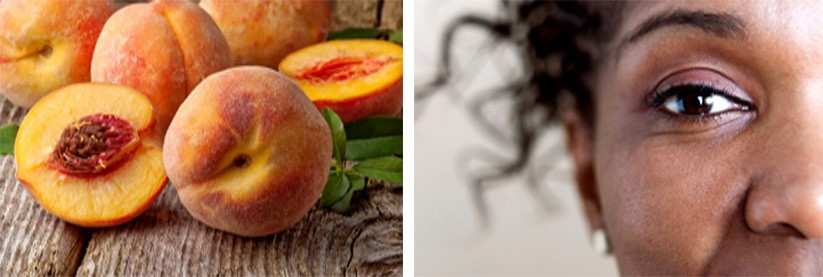 Quả đào tốt cho sức khỏe thị lực của bạn. Đồ họa: Hồng Nhật