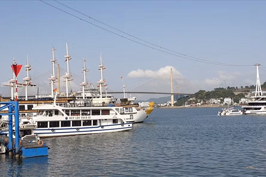 Tàu du lịch vịnh Hạ Long. Ảnh: Nguyễn Hùng