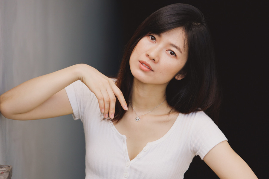 Oanh Kiều cho biết ngưỡng mộ cách làm việc của Ngô Thanh Vân. Ảnh: Phương Lâm.