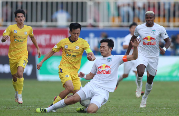 Phong độ của Xuân Trường và đồng đội ở V-League giúp HAGL được đánh giá cao ở Cúp Quốc gia (Ảnh: ĐỨC ANH)
