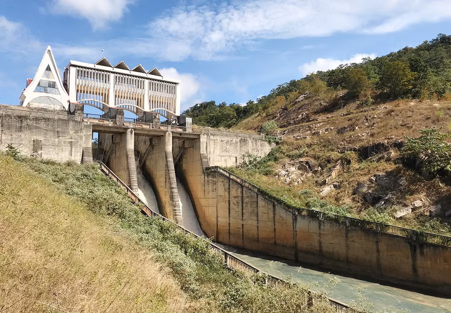 Thủy lợi Ayun Hạ. Ảnh: Nguyễn Diệp