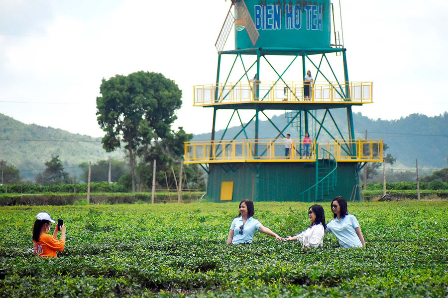 Khi chụp ảnh lưu niệm, nhiều người tranh thủ tháo khẩu trang, sau đó lại đeo vào ngay. Tuy nhiên, để chụp ảnh kỷ niệm, nhiều người tranh thủ tháo khẩu trang, sau đó lại đeo vào ngay.