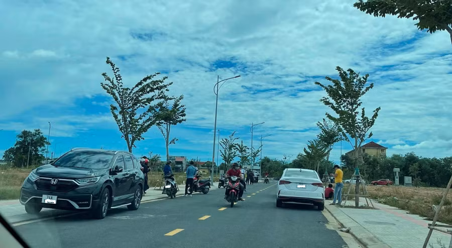 Thời điểm cuối năm 2021 và đầu năm 2022, ở tỉnh Quảng Trị xảy ra tình trạng sốt đất. Ảnh: Thanh Lộc