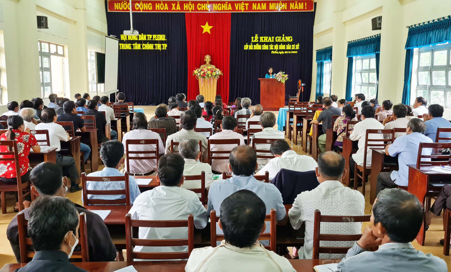 Quang cảnh lớp tập huấn. Ảnh: Bá Bính Quang cảnh lớp tập huấn. Ảnh: Bá Bính