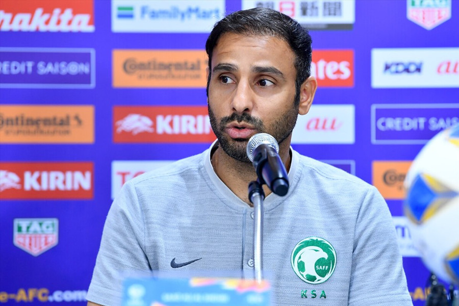Huấn luyện viên Saad Alshehri của U23 Saudi Arabia. Ảnh: AFC