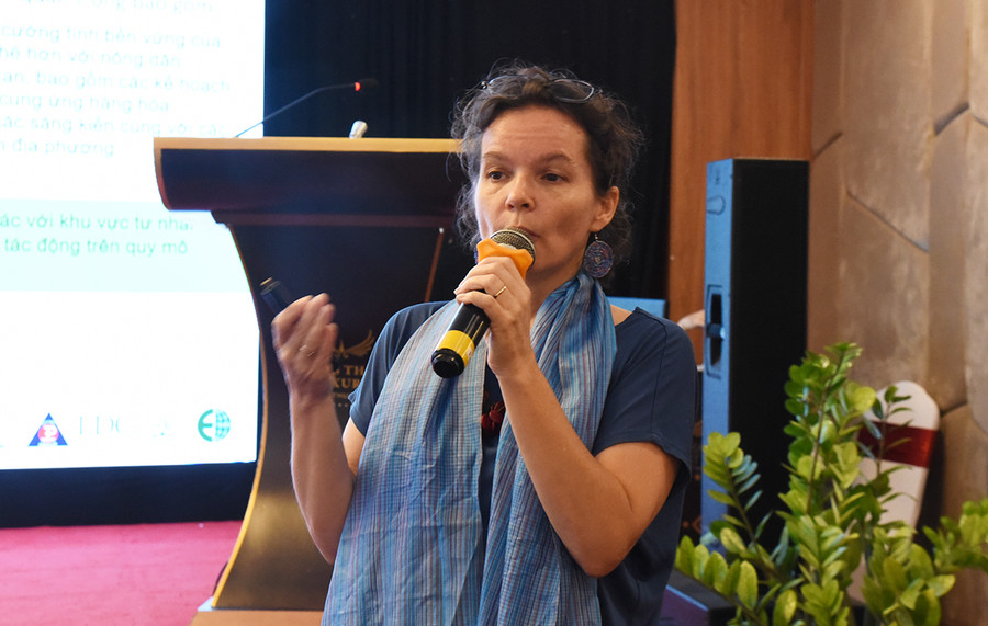 TS- Estelle Bienabe, Quản lý dự án. Ảnh: Nguyễn Thùy Dương