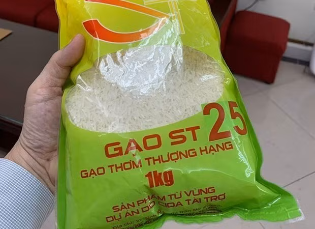 Gạo ST25 khi nấu dẻo, ráo, thơm ngon. (Nguồn: Vietnam+)