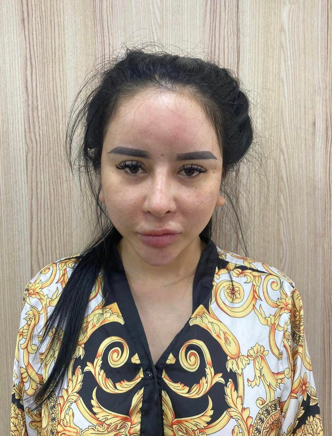 Phạm Thị Hằng khi bị bắt Phạm Thị Hằng khi bị bắt