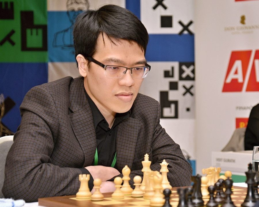 Lê Quang Liêm đã giành ngôi á quân Prague Masters 2022. Ảnh: praguechessfestival.com