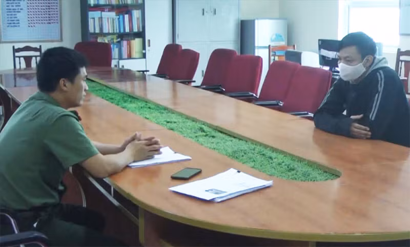  Các đối tượng tại cơ quan điều tra.