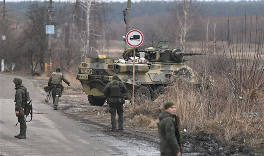 Lực lượng Nga ở Ukraina. Ảnh: AFP Lực lượng Nga ở Ukraina. Ảnh: AFP