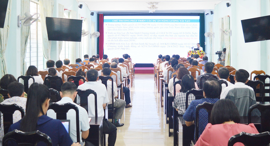 Quang cảnh hội nghị. Ảnh: Anh Huy Quang cảnh hội nghị. Ảnh: Anh Huy