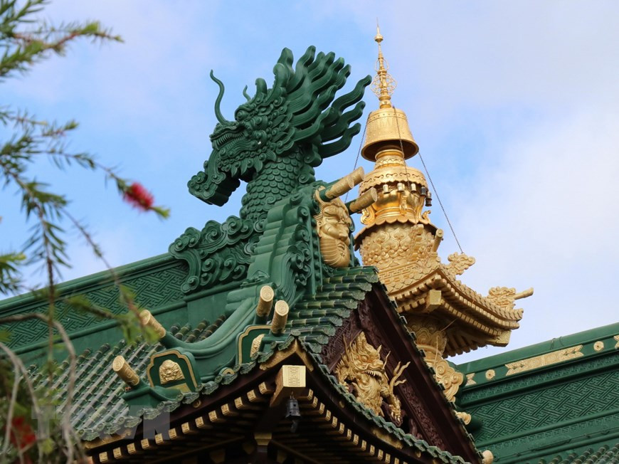 Những thiết kế tinh xảo, độc đáo đến từng chi tiết. Ảnh: Hồng Điệp/TTXVN