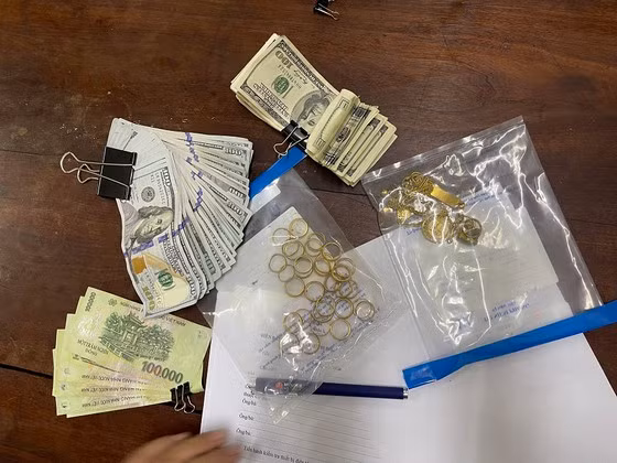 Tang vật vụ vờ mua lá chuối để trộm cắp