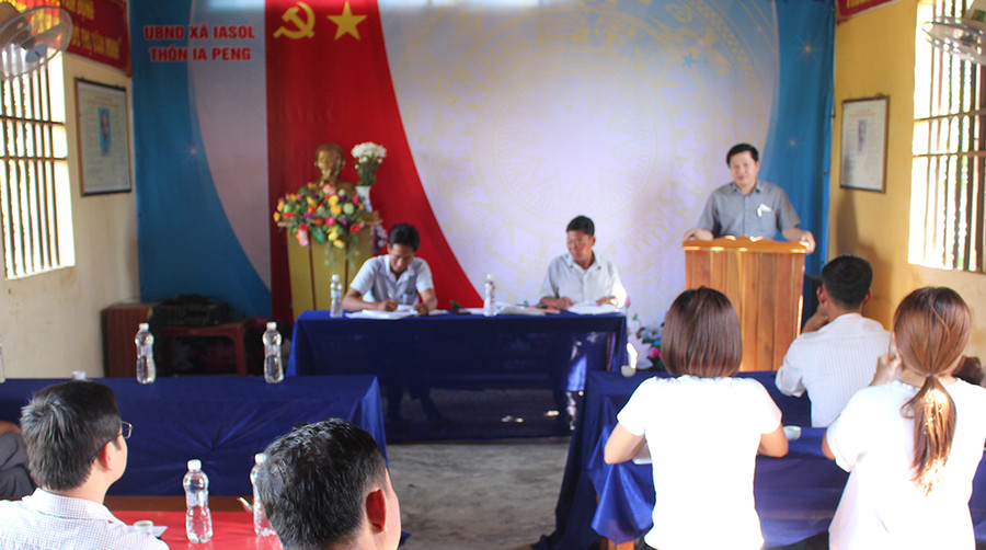 Quang cảnh buổi sinh hoạt. Ảnh: Quang Vinh Quang cảnh buổi sinh hoạt. Ảnh: Quang Vinh