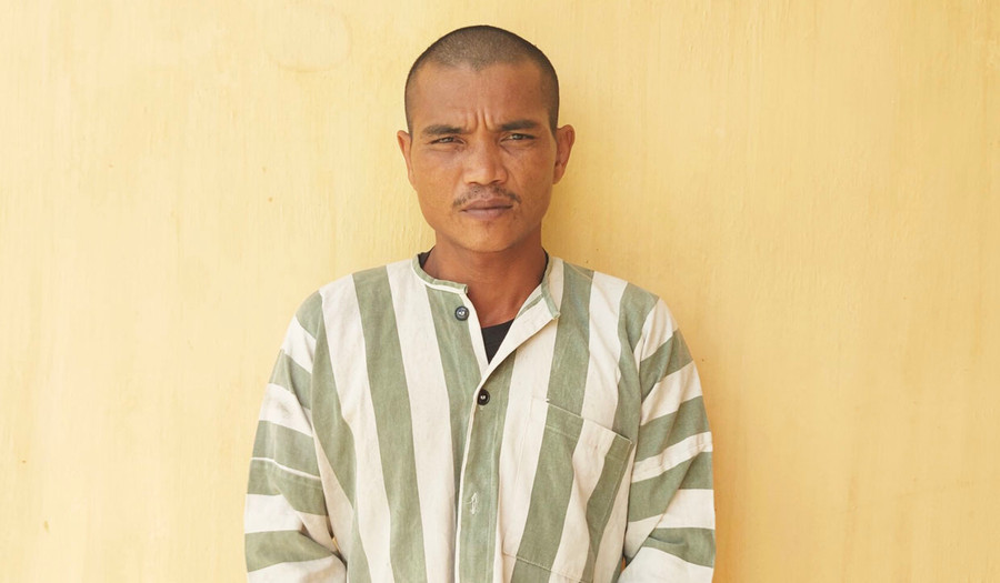 Đối tượng Ksor Khoa đã bị bắt giữ. Ảnh: Văn Chuẩn  Đối tượng Ksor Khoa đã bị bắt giữ. Ảnh: Văn Chuẩn