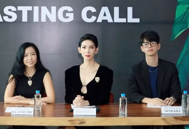 Nhà thiết kế Hà Linh Thư mời Xuân Lan và người mẫu Minh Kha trình diễn show Welcome to the Jungle sắp tới. Ảnh: BTC