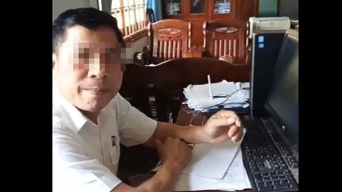 Ông T.V.H bị người dân tố say xỉn, xưng hô 