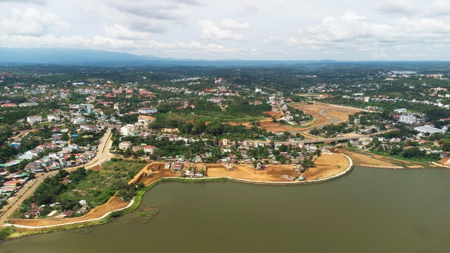 Khu vực triển khai dự án Quảng trường thành phố. Ảnh: L.P