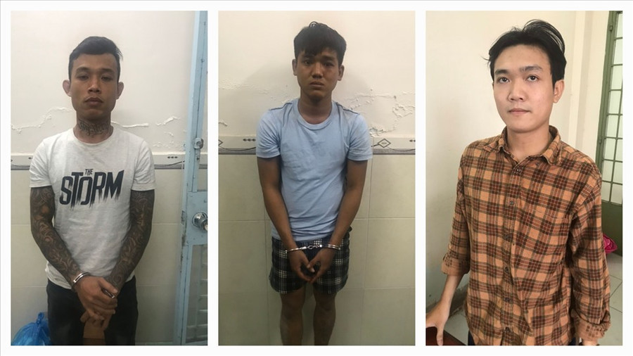  3 đối tượng bị bắt giữ. Ảnh: CACC