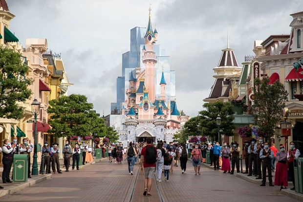 Công viên Disney ở Paris, Pháp. Nguồn: Getty Images