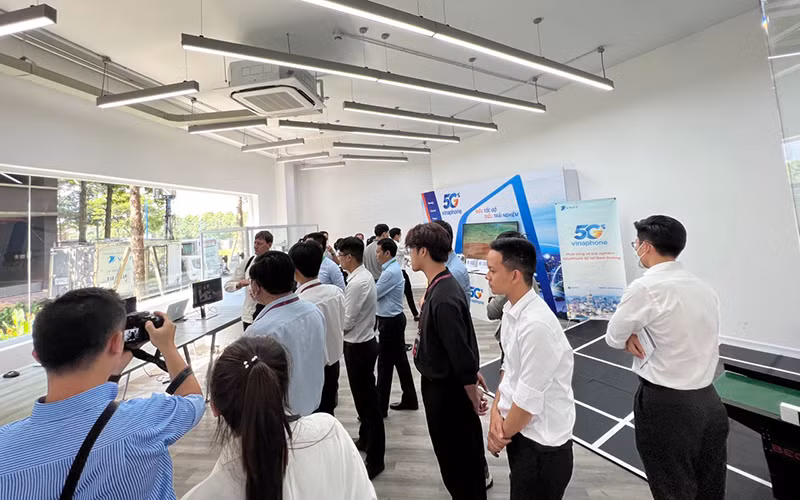 VinaPhone 5G tại sự kiện. 