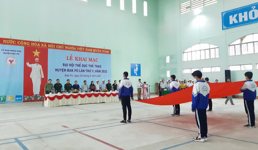  Quang cảnh lễ khai mạc Đại hội. Ảnh: Tuyết Mai