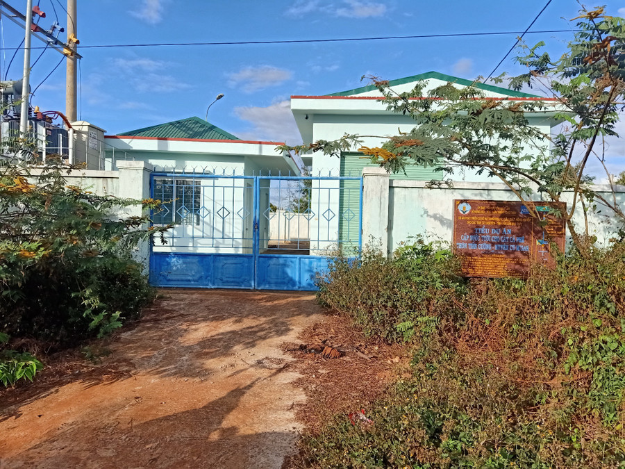 Dự án cấp nước thôn Tiến Cường vẫn còn 