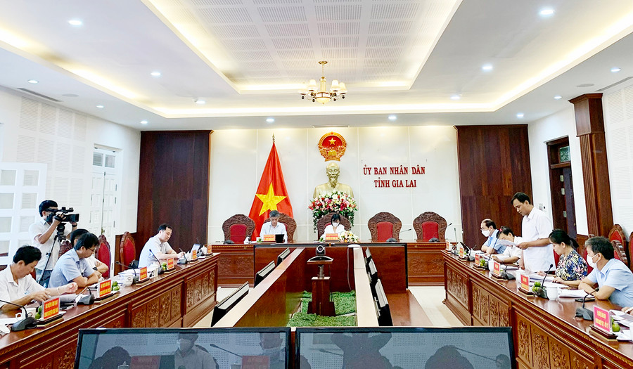  Quang cảnh buổi làm việc. Ảnh: Như Nguyện