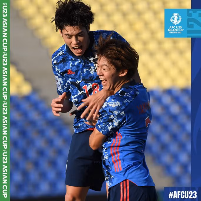  Nhật Bản sẽ chạm trán U23 Uzbekistan ở bán kết