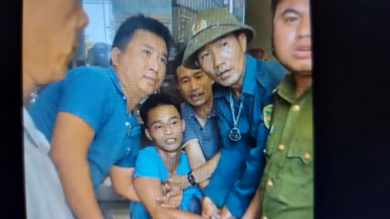  Triệu Quân Sự bị bắt tại xã Yên Dương, huyện Hà Trung chiều 1/6