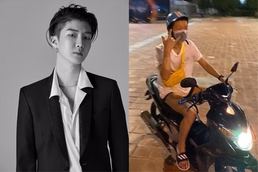 Lee Seung Hoon du lịch tại Đà Nẵng và đi xe máy như người bản địa. Ảnh: CMH