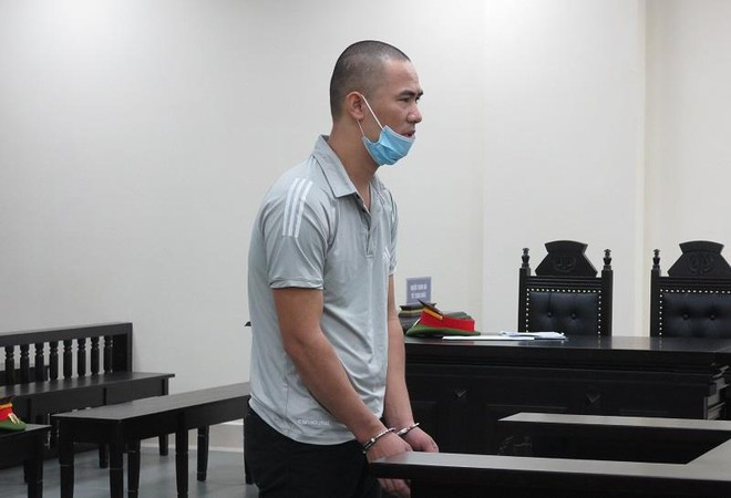 Vương Văn Đoàn tại phiên toà. Vương Văn Đoàn tại phiên toà