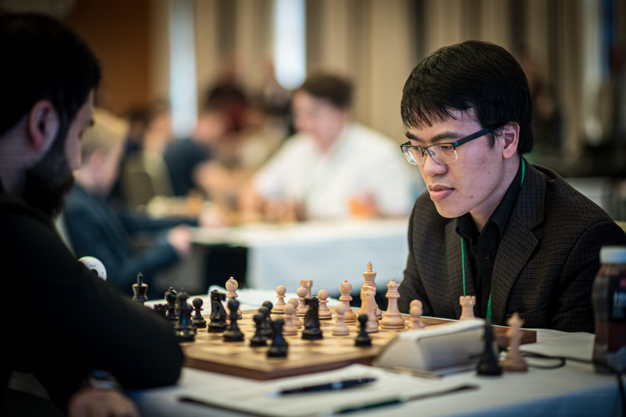 Lê Quang Liêm thi đấu ấn tượng ở Prague Masters. Ảnh: PRAGUE MASTERS