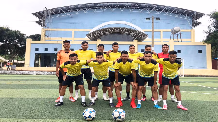 Đội bóng đá nam của Gia Lai là một trong những ứng cử viên nặng ký tại Hội thi. Ảnh: Văn Ngọc
