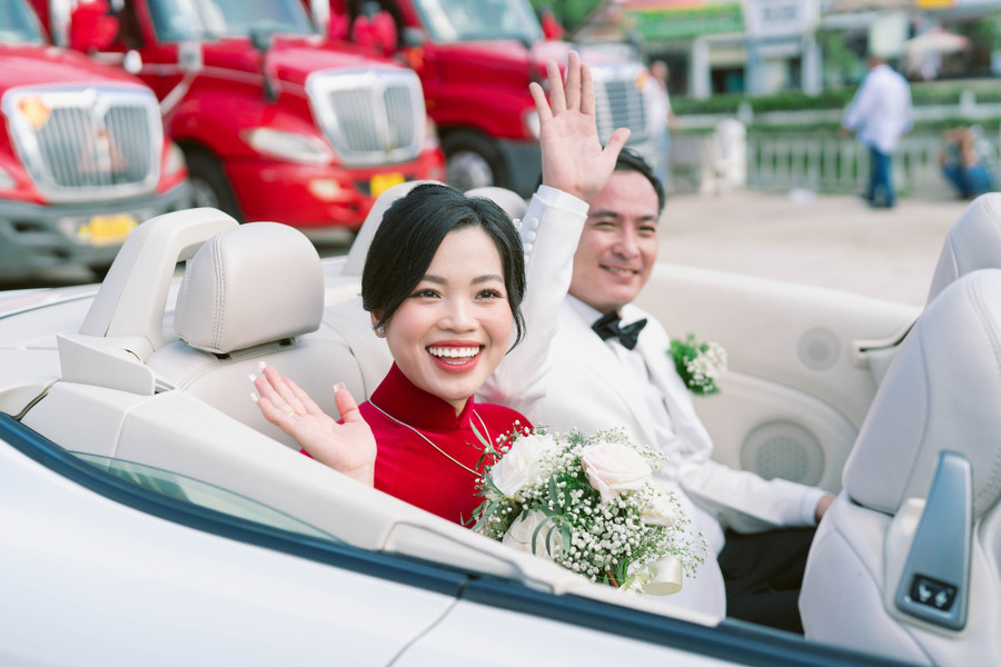  Với hai vợ chồng chị Thư, đám cưới này sẽ là một ký ức không bao giờ quên. Ảnh: NVCC