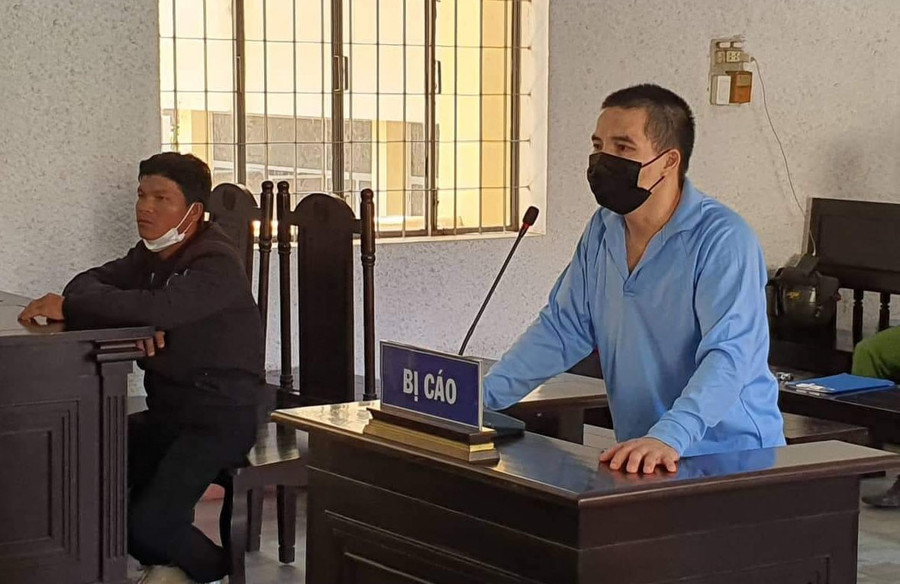 Bị cáo Đỗ Văn Tài tại phiên tòa. Ảnh: Hoàng Bình